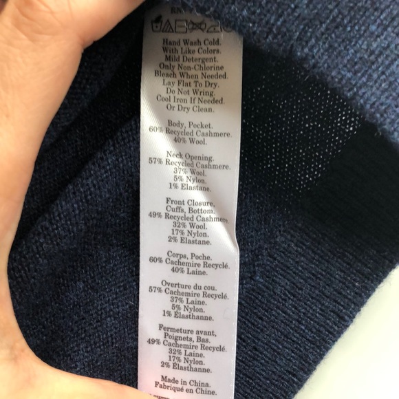 Everlane Recashmere Button Mock Neck Sweater - Picture 7 of 10